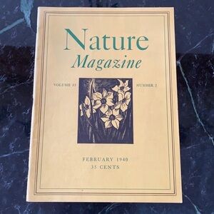 Vintage Nature Magazine February 1940 Vol. 33, No. 2